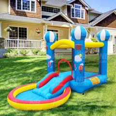 NB-HL037 Bounce House Bouncy  Castle Kids Inflatable Jumping Castle Inflatable Bouncy Castle With Slide For Kids
