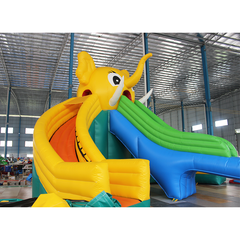 NB-SL037 Large adult size inflatable backyard slides and pool commercial inflatable water slide China with pool for sale