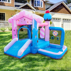 NB-HL038 Home Use Kids Playground Inflatable Water Slide Combo Inflatable Bouncer Jumping Castle Bounce House For Kids
