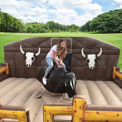 NB-SG064 Bull Ride Machine Inflatable Mechanical High Quality Inflatable Bull Riding Machine Inflatable Bull With Blower