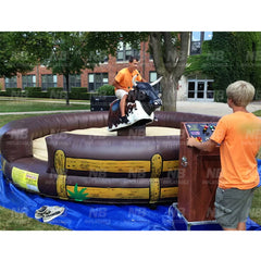 NG-SG057  Adult games mechanical bull ride bull commercial electric outdoor quality rodeo bull inflatable riding for sale