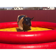 NG-SG051 Commercial mechanical bull ride western outdoor adult mattress mechanical inflatable sport game rodeo bull