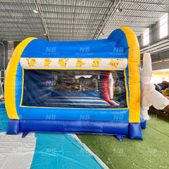 NB-BC116 Commercial Unisex Inflatable PVC Bouncer Slide Pikachu Jumping Castle for Kids Party with Blower