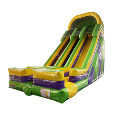 NB-SL049 Popular inflatable bounce small inflatable water slide garden swimming pool with slide for sale rental