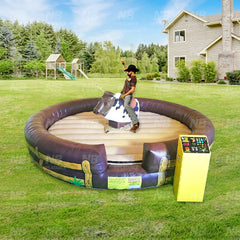 NG-SG061 Commercial adults games mechanical rodeo bull riding machine controls inflatable mechanical bull ride for sale