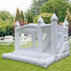 NB-WH008 Outdoor Indoor Large Commercial PVC White Bouncy Castle Inflatable Bounce House Jumper For Party Rental Wedding Event Show