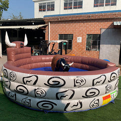 NG-SG045  Commerciale rodeo bull ride sport games controls adult jeux gonflables  inflatable mechanical bull for carnival