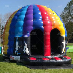 NB-BC033 Kids adults outdoor commercial tik tok inflatable bouncy jumping castle disco bounce house fun bouncer PVC jumper