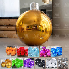 NB-MB017 Gold Inflatable Mirror Ball Indoor Party Advertising Decorations Inflatable Mirror Balloon Sphere for Sale