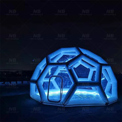 NB-TE038 Customized  Inflatable Igloo Wedding Event Nightclub Bar Marquee Playhouse Large Inflated Dome Tent For Event