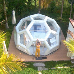 NB-TE036 Large white inflatable square tent sport marquee for Wedding Outdoor Events LED Light Inflatable Cube Party Tent