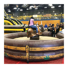 NG-SG080 Commercial Adults Games Mechanical Rodeo Bull Riding Machine Controls Inflatable Mechanical Bull Ride