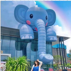 NB-CT002 Outdoor Realistic Advertising Inflatable Giant Elephant Model Large Inflatable Elephant Cartoon