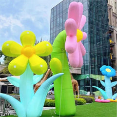 NB-CT004 Inflatable Large Luminous Flower Cartoon Adverting Decoration Inflatable Flower