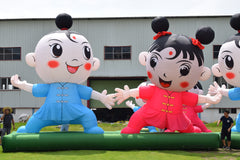NB-CT007 Custom giant advertising inflatable boy girls inflatable cartoon