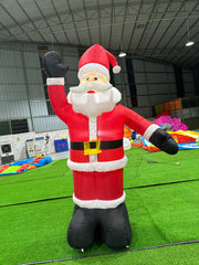 NB-CT011 Indoor Outdoor Garden Christmas Decorations 6ft Natal Inflatables Santa Claus With Led
