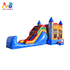 NB-BC001 Inflatable Bounce House with Slide Commercial 2 in 1 Bouncer Combo
