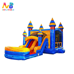 NB-BC006 Customized inflatable castle with slide and pool factory price inflatable bounce house