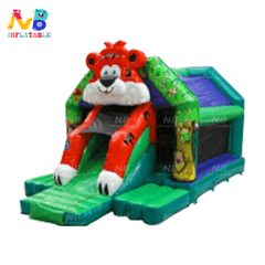 NB-BC015 Colorful Pvc Inflatable Bounce House Water Slide Castle Combo For Kids