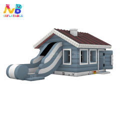 NB-BC023 Bounce House Water Slide Inflatable Water Bounce House with Trampoline