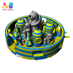 NB-BC032 Commercial Bouncer Jumping Bouncy Castle Inflatable Bounce House Combo Gorilla Round Trampoline