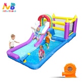 NB-HL006 Inflatable combination jumping toy ocean ball pool fruit theme children's rock climbing slide