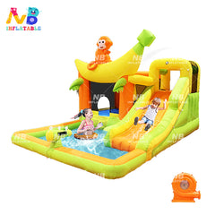 NB-HL007 inflatable trampoline jumping castle  inflatable amusement park rock climbing slide