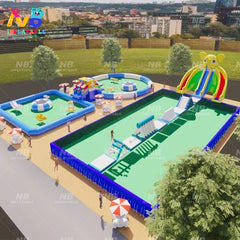 NB-LW010 Inflatable Ground Water Park, Inflatable Water Park On The Ground
