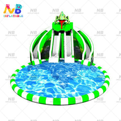 NB-LW033 High quality commercial outdoor amusement inflatable ground water park for sale