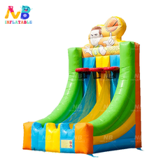 NB-SG007 3 in a row target shooting game inflatable clown basketball shooting inflatable bouncer