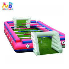 NB-SG015 Commercial Inflatable Human Football Field Inflatable Foosball Pitch Sports Game For Adults