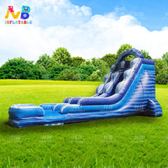 NB-SL002 Commercial Grade Bounce Bounccer Blow Up China Backyard Inflatable Water Slide Moonwalk With Swimming Pool sides