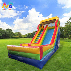NB-SL012 Commercial Inflatable Pool Water Slides High Wave Slide Inflatable Waterslides