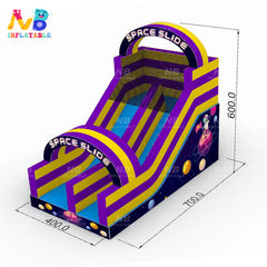 NB-SL022 Renting Commercial PVC Inflatable Double Water Slide for Kids Custom Size CE Certified for Outdoor Water Park