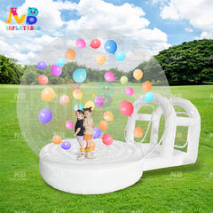 NB-TE002 Jumping Bouncy Bubble House Pvc Transparent Inflatable Bubble Tent House 3m 4m 5m Bubble Bounce House For Kids