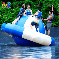 NB-WG026 Customized large water park children's inflatable floating toys inflatable spinning ufo