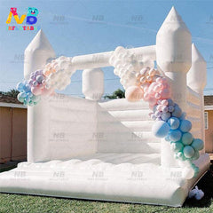 NB-WH001 Events Rental Hot Sale Wedding Party Bouncer Inflatable Bounce House Bouncy Castle For Kids And Adults