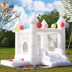 NB-WH002 Wedding Party Inflatable Bounce White Bouncy House Jumping Castle Jumping House