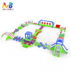 NB-WP001 Water park design build inflatable ground beach games amusement park cheap inflatable water park