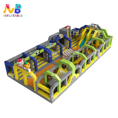 NB-OB011 Outdoor giant inflatable obstacle games for adult commercial bounce house air bouncer obstacle course equipment for team events