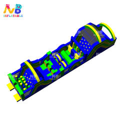 NB-OB015 Commercial outdoor bouncy sports game customized inflatable bounce house obstacle course combo for kids adult