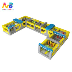 NB-OB016 New arrival commercial outdoor bouncy sports game combo party obstacle course inflatable funny park for kids adult