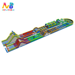 NB-OB018 Popular Commercial jumping obstacle course games outdoor Crazy 5K inflatable Obstacle Course Playground