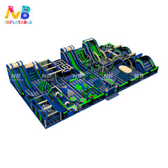 NB-OB019 Customized factory cheap inflatable games outdoor race large bouncy castle crazy inflatable 5k run inflatable obstacle course