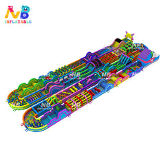NB-OB020 PVC Inflatable Obstacle Course Bounce House Directly Guangzhou Factory China Race Castle