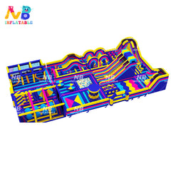NB-OB031 Huge kids adults commercial inflatable obstacle game course for outdoor sports activities
