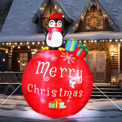 NB-CT024 Inflatable blow up Christmas Ball Christmas decorations outdoor festive venue layout LED light ball