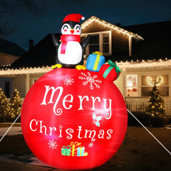 NB-CT024 Inflatable blow up Christmas Ball Christmas decorations outdoor festive venue layout LED light ball
