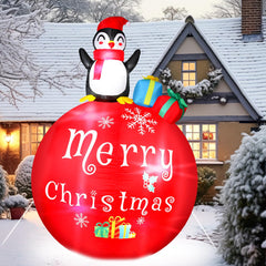 NB-CT024 Inflatable blow up Christmas Ball Christmas decorations outdoor festive venue layout LED light ball