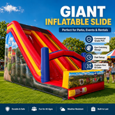 NB-SL066 Commercial Giant Inflatable Slide with Climbing Ladder – Custom Printed Outdoor Event & Rental Inflatable